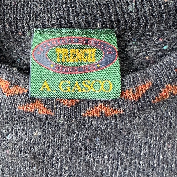 Trench A.Gasco sweater size Xl - Picture 3 of 4